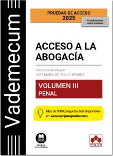 Vademecum Acceso a la abogacía. Volumen III. Parte específica penal