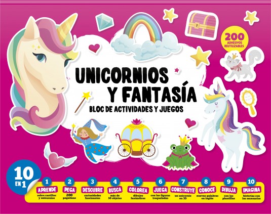 BLOC UNICORNIOS Y FANTASIA
