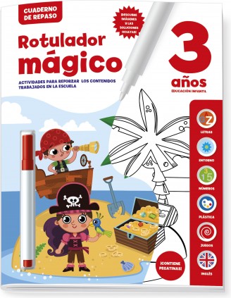 CUADERNO DE REPASO 3 AÑOS - ROTULADOR MAGICO