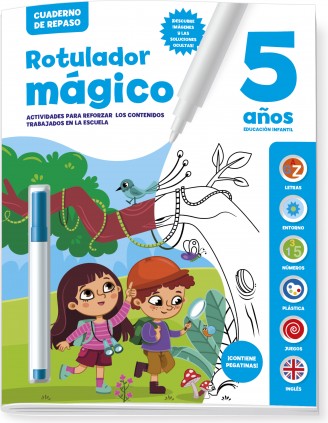 CUADERNO DE REPASO 5 AÑOS - ROTULADOR MAGICO