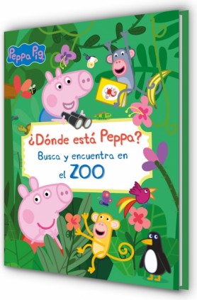 Peppa Pig. Libro juguete - ¿Dónde está Peppa? Busca y encuentra en el zoo