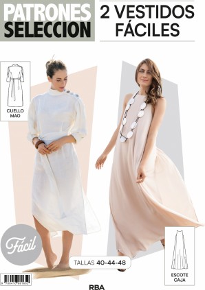 Patrones selección 3. Patrón de costura 2 Vestidos fáciles