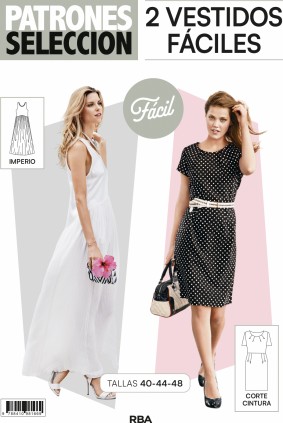 Patrones selección 4. Patrón de costura 2 Vestidos fáciles