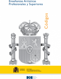 Código de Enseñanzas Artísticas Profesionales y Superiores