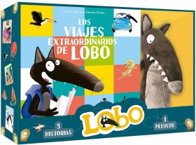 Los viajes extraordinarios de Lobo. Cofre con peluche