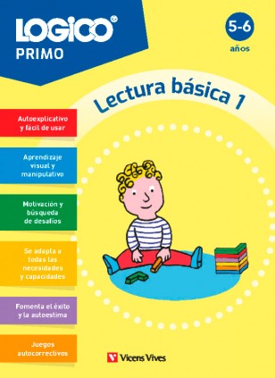 Logico Primo. Lectura básica 1. (5-6 años) 16 fichas
