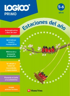 Logico Primo. Estaciones del año (5-6 años) 16 fichas