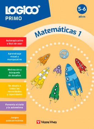 Logico Primo. Matemáticas 1 (5-6 años) 16 fichas