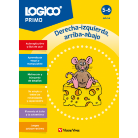 Logico Primo. Derecha-izquierda, arriba-abajo (5-6 años) 16 fichas