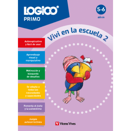 Logico Primo. Vivi en la escuela 2 (5-6 años) 16 fichas
