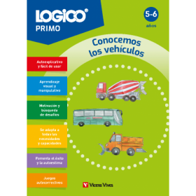 Logico Primo. Conocemos los vehículos (5-6 años) 16 fichas
