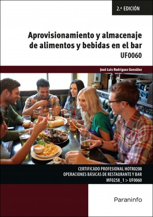 Aprovisionamiento y almacenaje de alimentos y bebidas en el bar