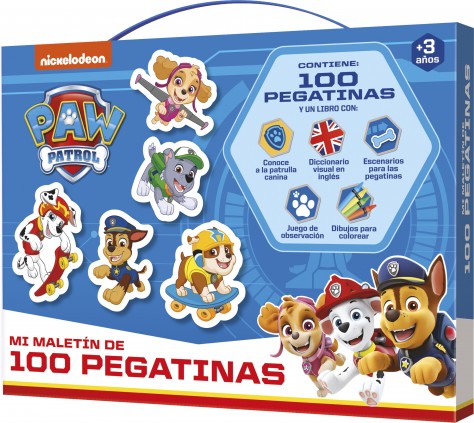 MALETIN 100 PEGATINAS PATRULLA CANINA
