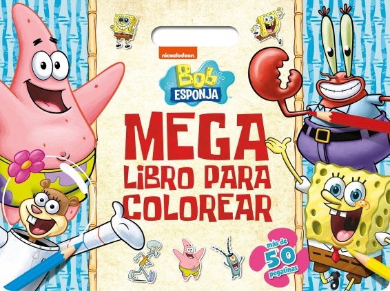 BOB ESPONJA. MEGALIBRO COLOREAR