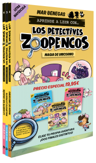 Pack Aprender a leer con... ¡Los Detectives Zoopencos! 4, 5 y 6: En letra MAYÚSC