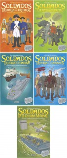 Actividades con pegatinas de soldados (5 títulos)
