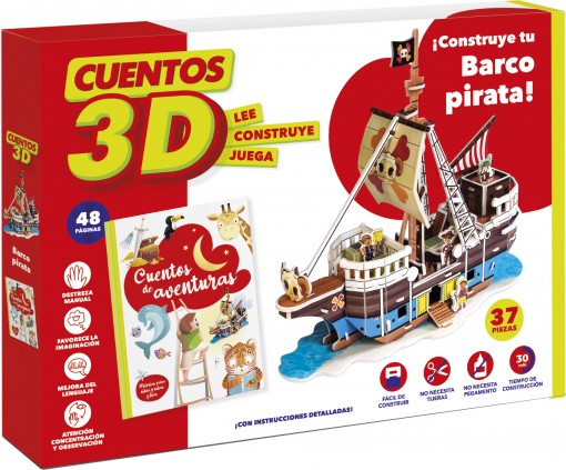 CUENTOS 3D - BARCO PIRATA