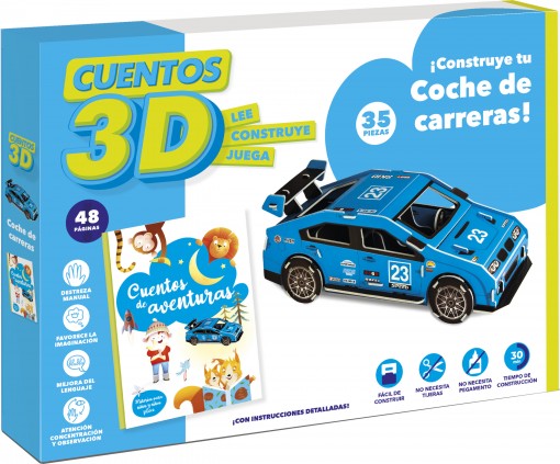 CUENTOS 3D - COCHE DE CARRERAS