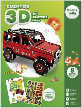 CUENTOS PARA IMAGINAR Y CONSTRUIR 3D - COCHE RALLY