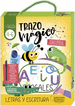 CALIGRAFIA EN RELIEVE ESTUCHE - LETRAS Y ESCRITURA