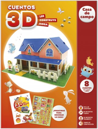 CUENTOS PARA IMAGINAR Y CONSTRUIR 3D - CASA DE CAMPO