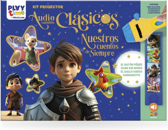 KIT PROYECTOR AUDIOCUENTOS CLASICOS - CUENTOS DE SIEMPRE