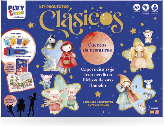 KIT PROYECTOR CLASICOS - CUENTOS DE AVENTURAS