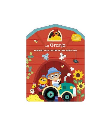 Mi mundo para colorear con adhesivos. La granja