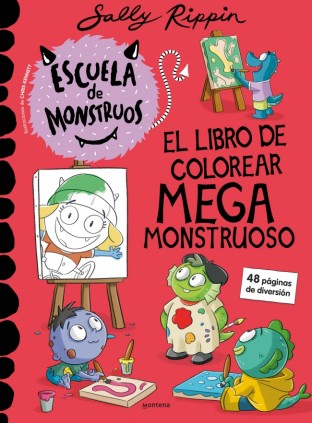 Escuela de Monstruos - El libro de colorear megamonstruoso