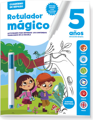 CUADERNO DE REPASO 5 AÑOS - ROTULADOR MAGICO