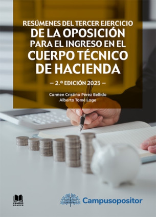 Resúmenes del tercer ejercicio de la oposición para el ingreso en el Cuerpo Técnico de Hacienda