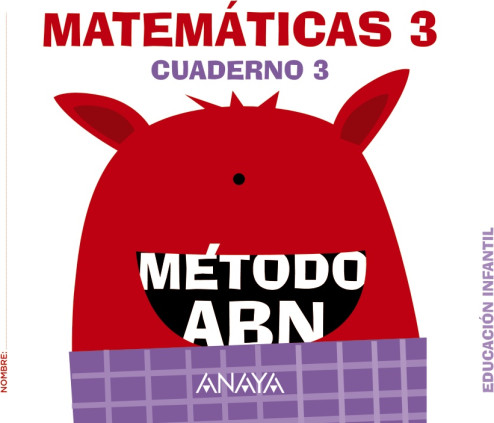 ABN 5 AÑOS MATEMATICAS CUAD 3 NIVEL 3