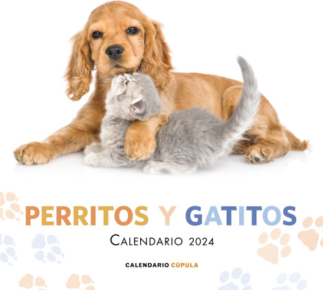 Calendario Perritos y gatitos 2024