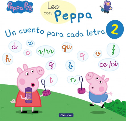 Peppa Pig. Lectoescritura - Leo con Peppa. Un cuento para cada letra: t, d, n, f, r/rr, h, c, q, p, gu, b, v, z, ce/ci