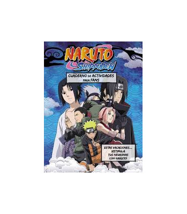 Cuaderno de actividades para fans Naruto Shippuden