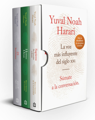 Estuche Harari (contiene: Sapiens | 21 lecciones para el siglo XXI | Homo Deus)