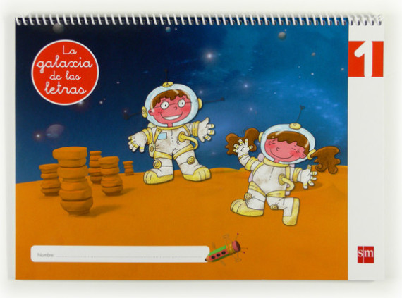 LECTOESCRITURA GALAXIA LETRAS 3AÑOS N 1