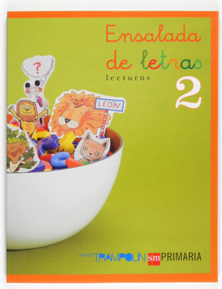 Lecturas: Ensalada de letras. 2 Primaria. Trampolín