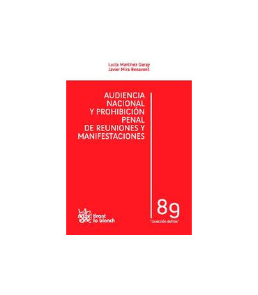 Audiencia Nacional y prohibición penal de reuniones y manifestaciones