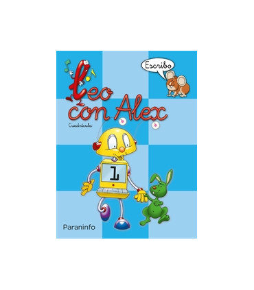 Leo con Alex. Escritura 1. Cuadrícula (Educación Infantil)