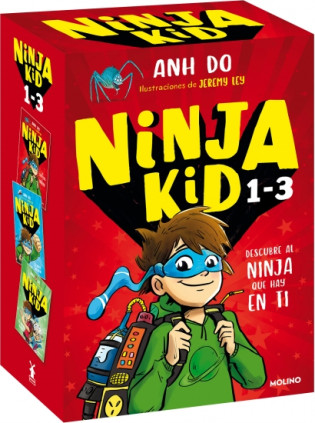 ESTUCHE NINJA KID 1-2-3