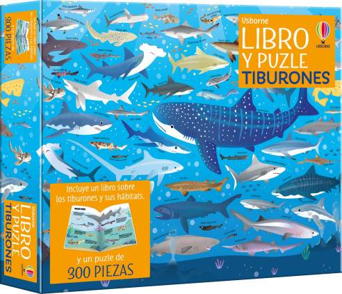 TIBURONES LIBRO Y PUZLE