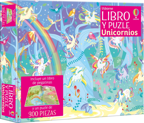 UNICORNIOS LIBRO Y PUZLE