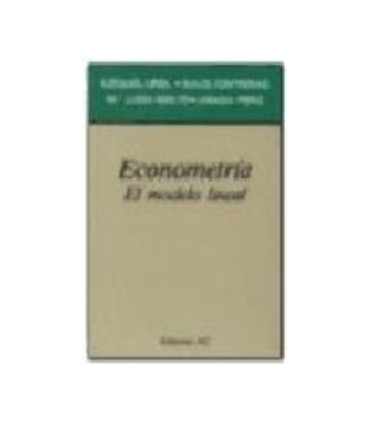 Econometría. El modelo lineal