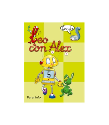 Leo con Alex. Escritura 5. Pauta (Educación Infantil)