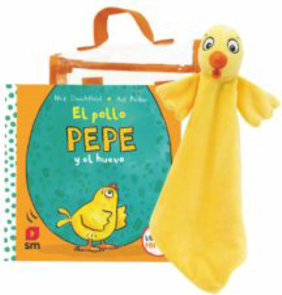 Pack doudou El pollo Pepe y el huevo