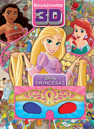 BUSCA Y ENCUENTRA 3D PRINCESAS DISNEY