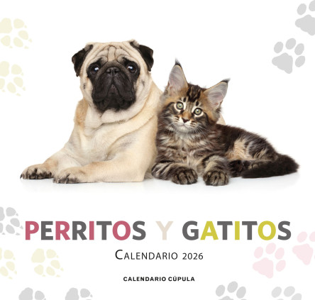 CALENDARIO PERRITOS Y GATITOS 2026