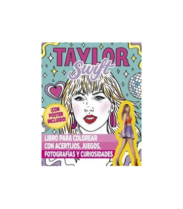 TAYLOR SWIFT LIBRO PARA COLOREAR