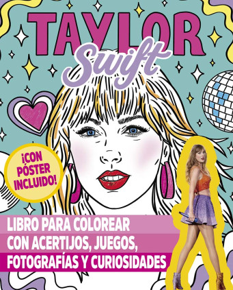 TAYLOR SWIFT LIBRO PARA COLOREAR
